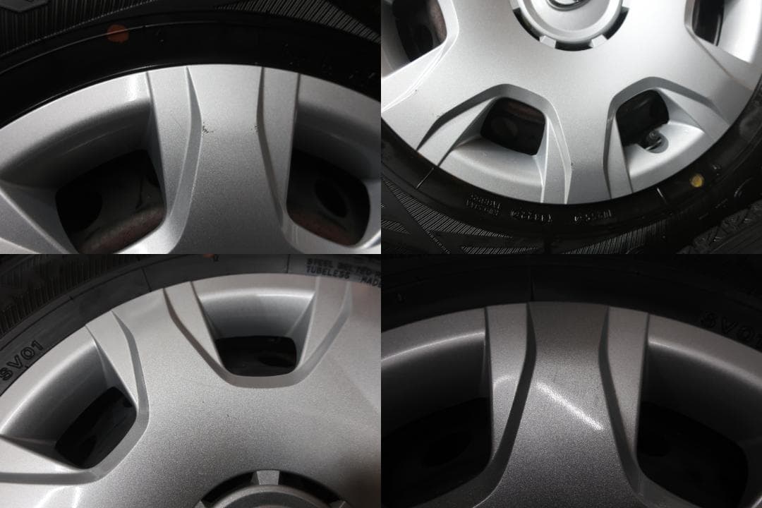 スタッドレス ダンロップ 195/80R15 バリ溝 トヨタ 200 ハイエース