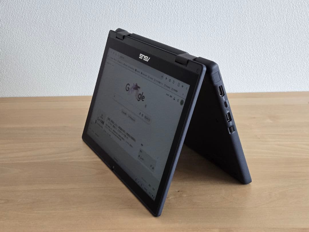 ASUS Chromebook CR12 Flip 高性能文教モデルN150搭載