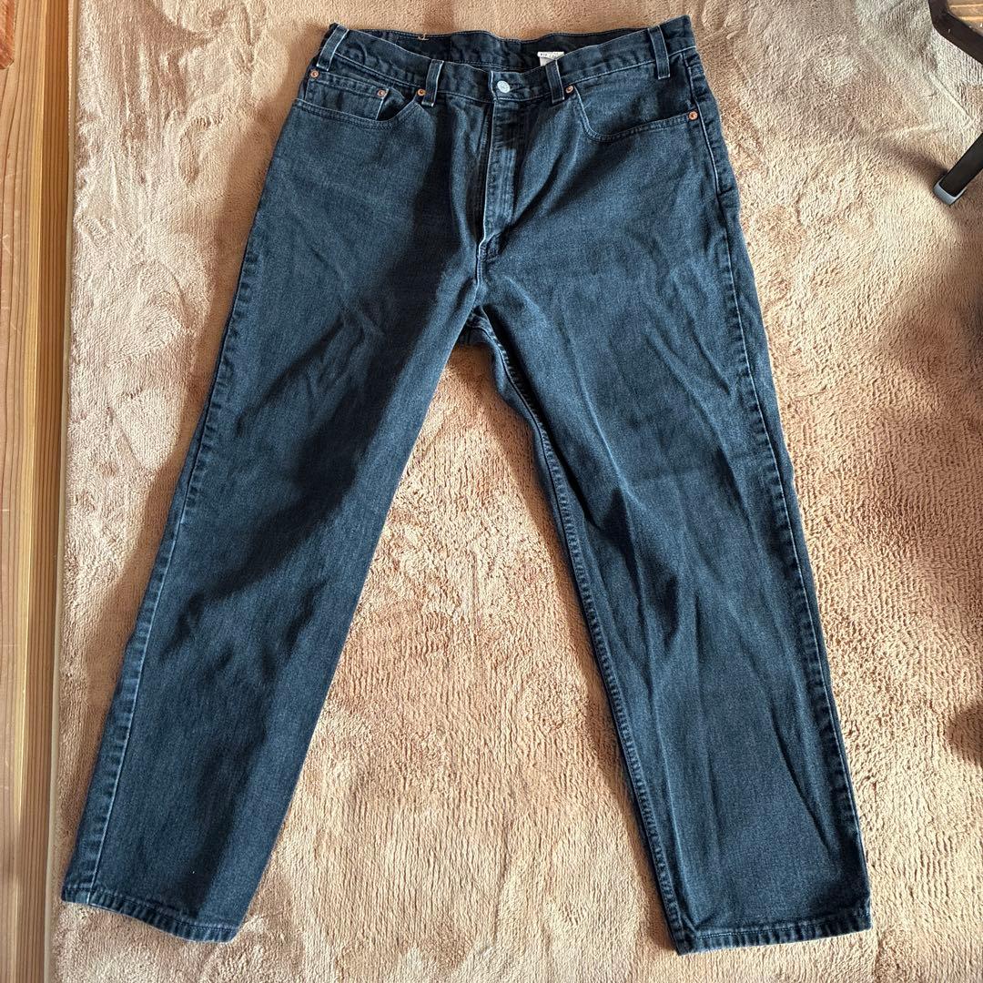 Levi’s 550 USA製　38 x 30 ブラックデニム black