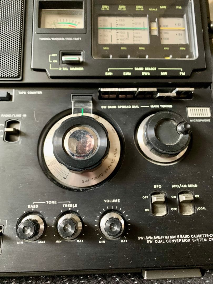 SONY CF 5950 スカイセンサー　コレクション品　テープ部　ベルト切れ