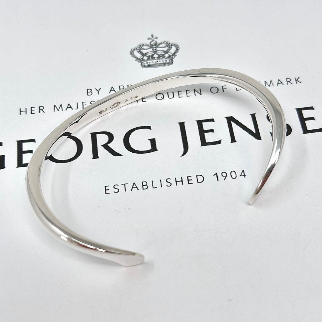 美品　  A10 ウェーブ　バングル　925S