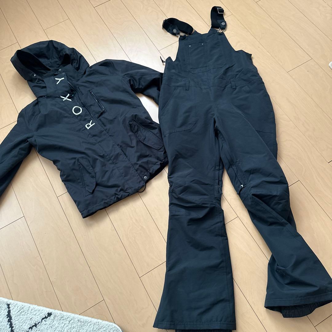ROXY スノーボードウェアセット ブラック