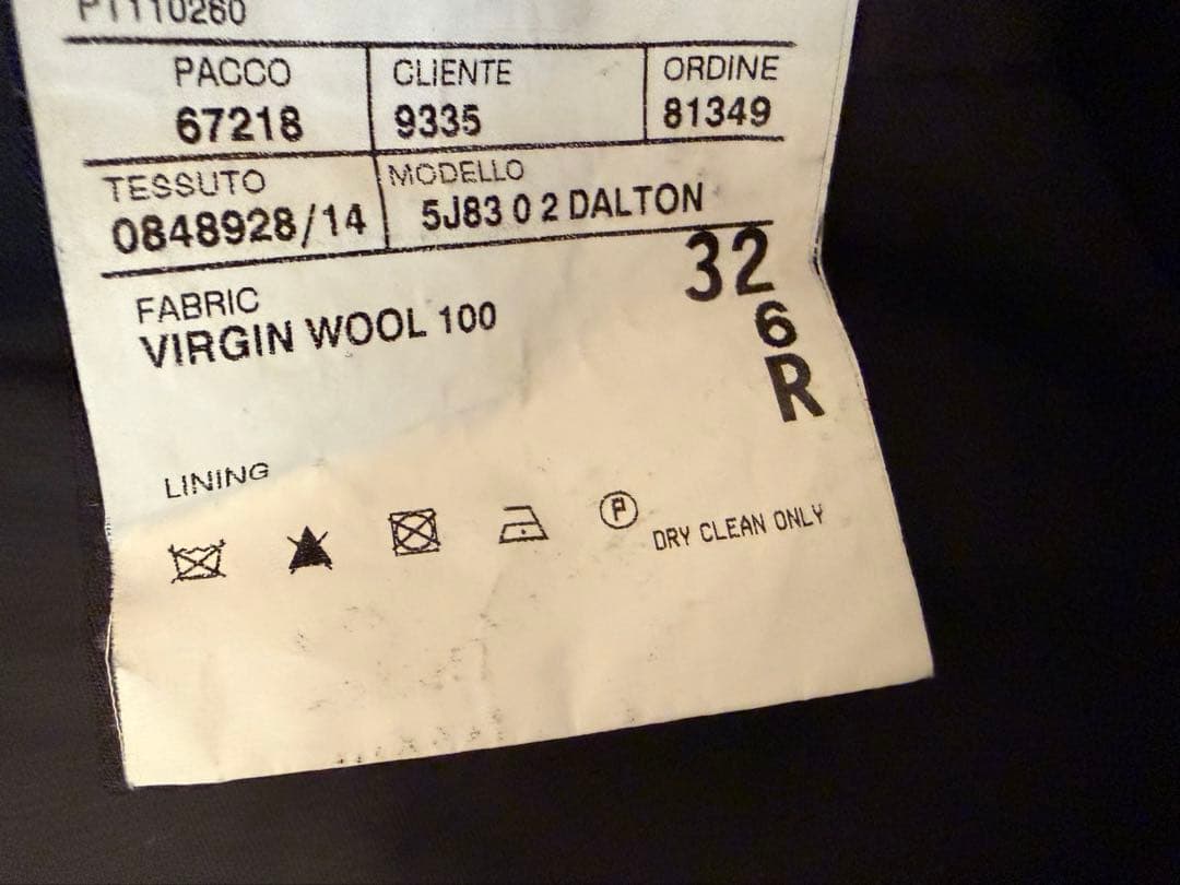 90s ラルフローレン イタリア製 ウール トラウザーズ 32R ダークグレー