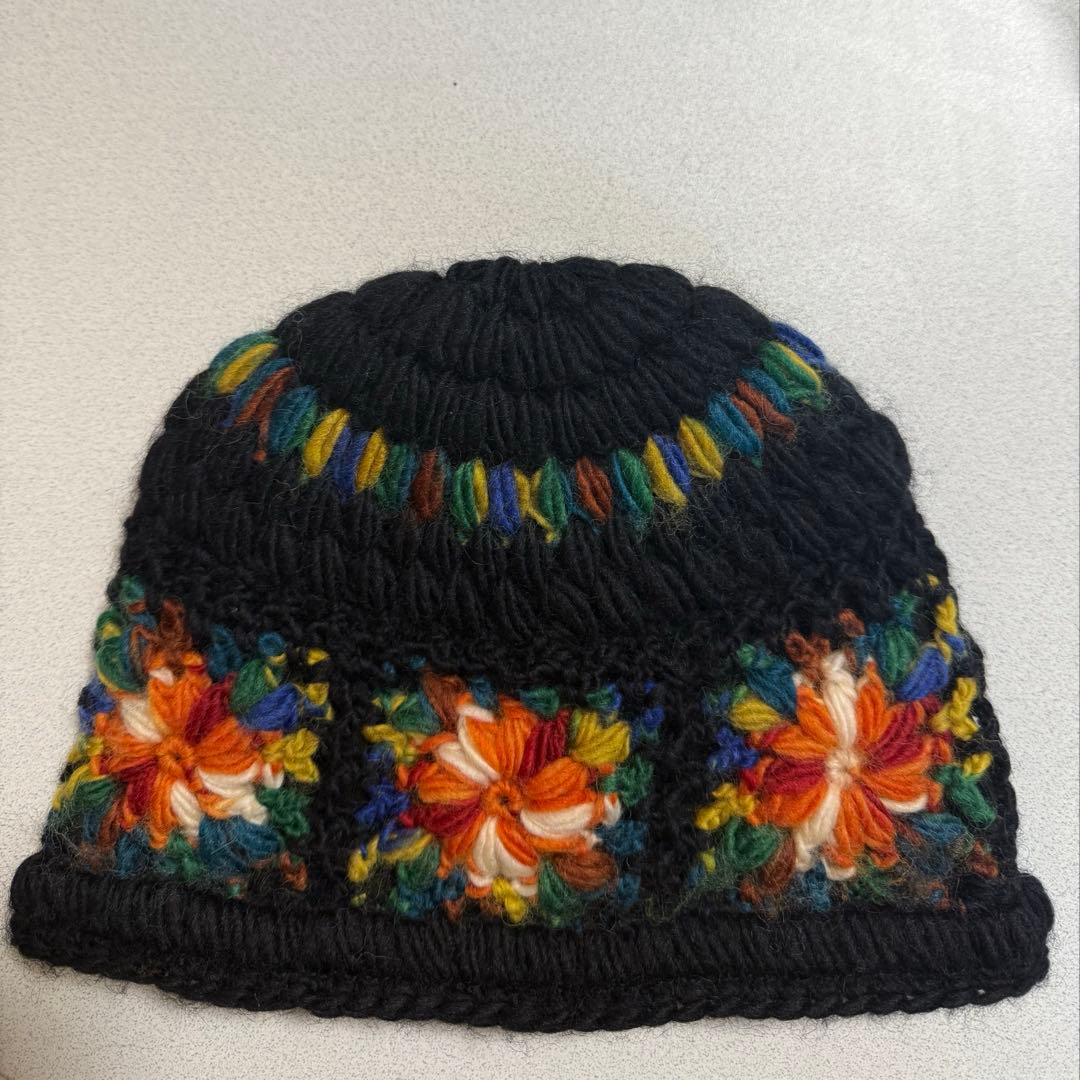 帽子 25ss Supreme Crochet Beanie \"Black\"