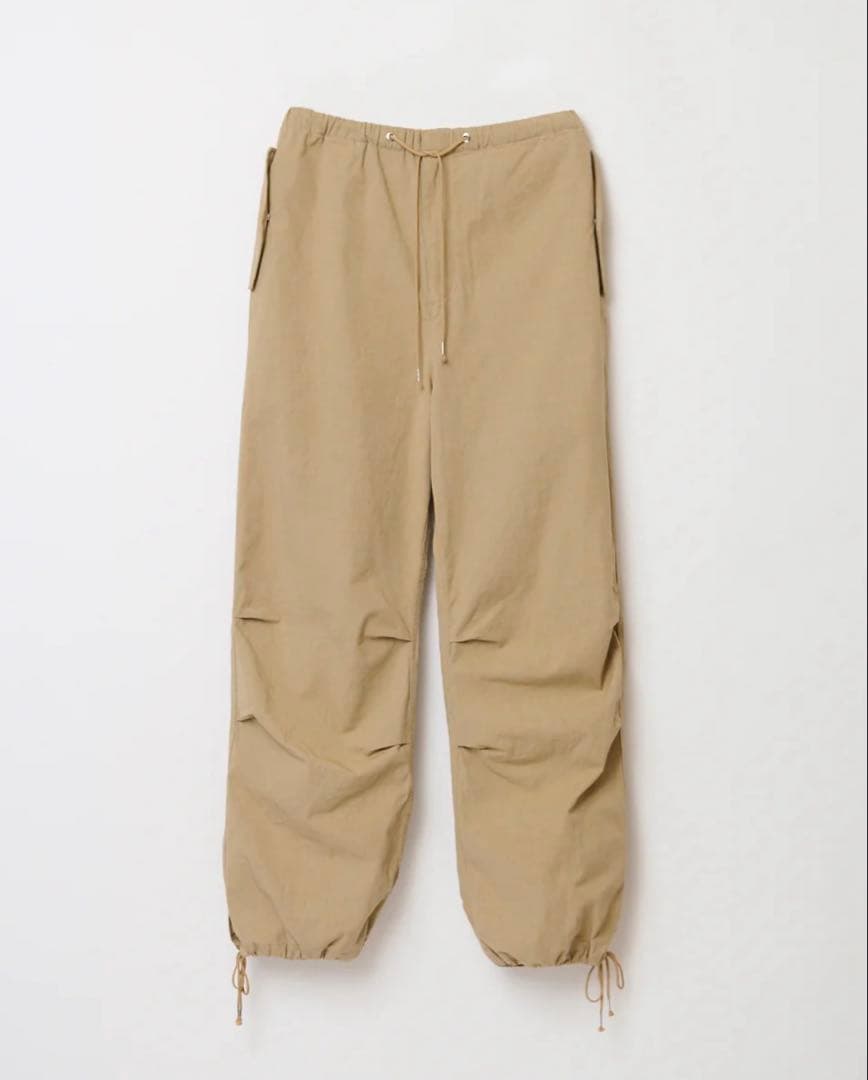 SHISHIKUI PARACHUTE PANTS / BEIGE サイズM