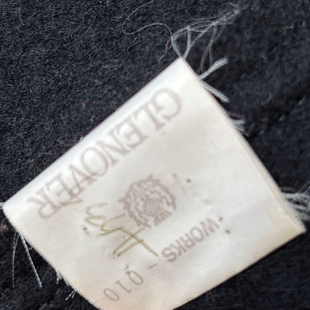 Glenoverグレンオーバー　ダッフルコート　黒　肉厚　ウール　ロング　トグル