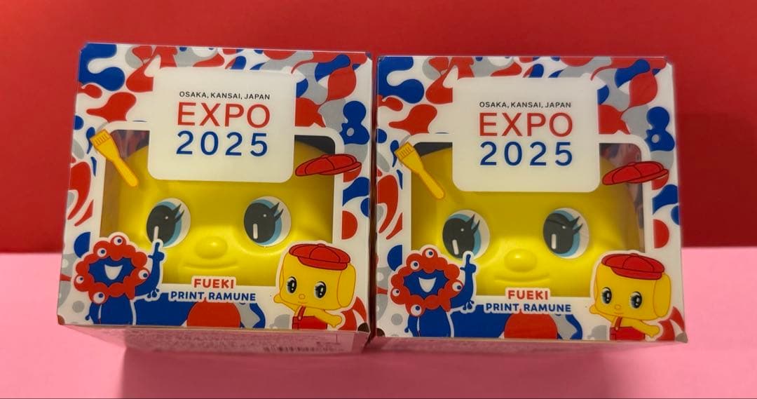 【新品未開封】EXPO2025 ミャクミャク フエキ　万博　　ラムネ　２個セット