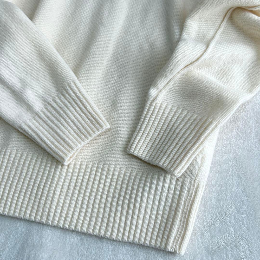 未使用級 シーピーカンパニー アームレンズ ゴーグル タートルネックニット46白