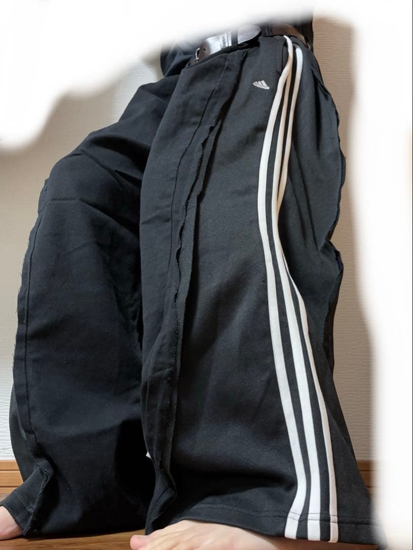 adidas バギーデニム　フレアデニム　opium Y2K archive