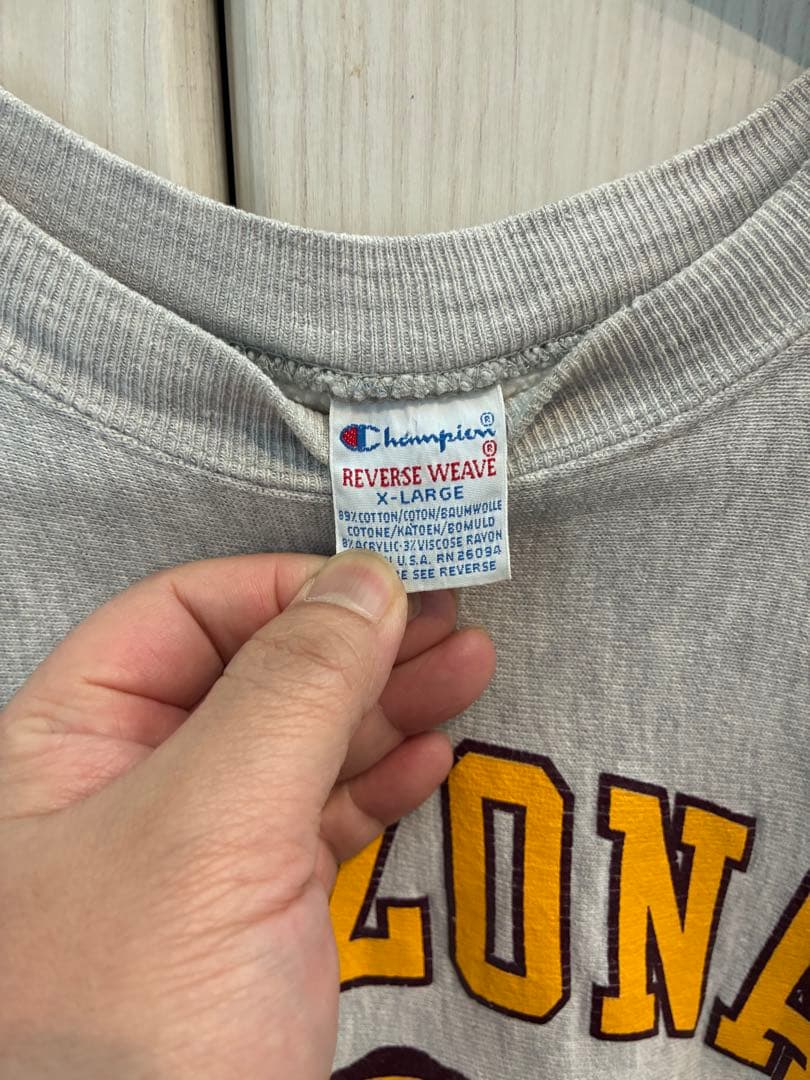 今週限定　チャンピオン　リバースウィーブ　90s 美品　スウェット　XL
