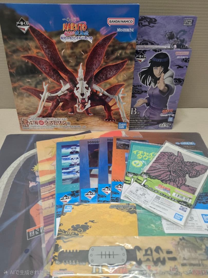 ナルト　疾風伝　一番くじ　B賞　ラストワン賞　その他おまけ付き