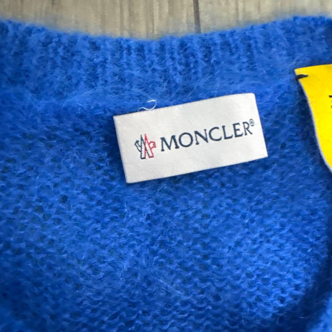 MONCLER fragment フラグメントコラボ立体幾何学模様ニットセーター