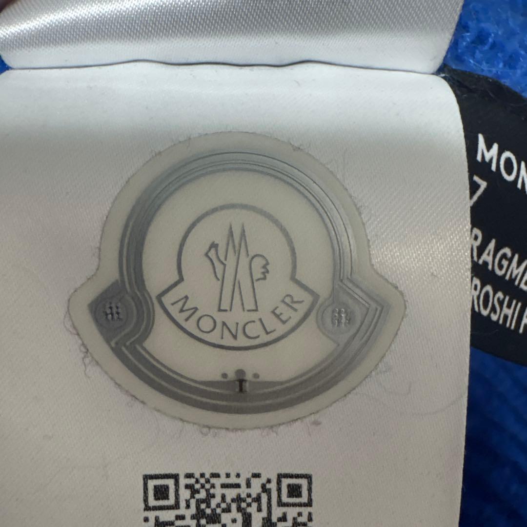 MONCLER fragment フラグメントコラボ立体幾何学模様ニットセーター