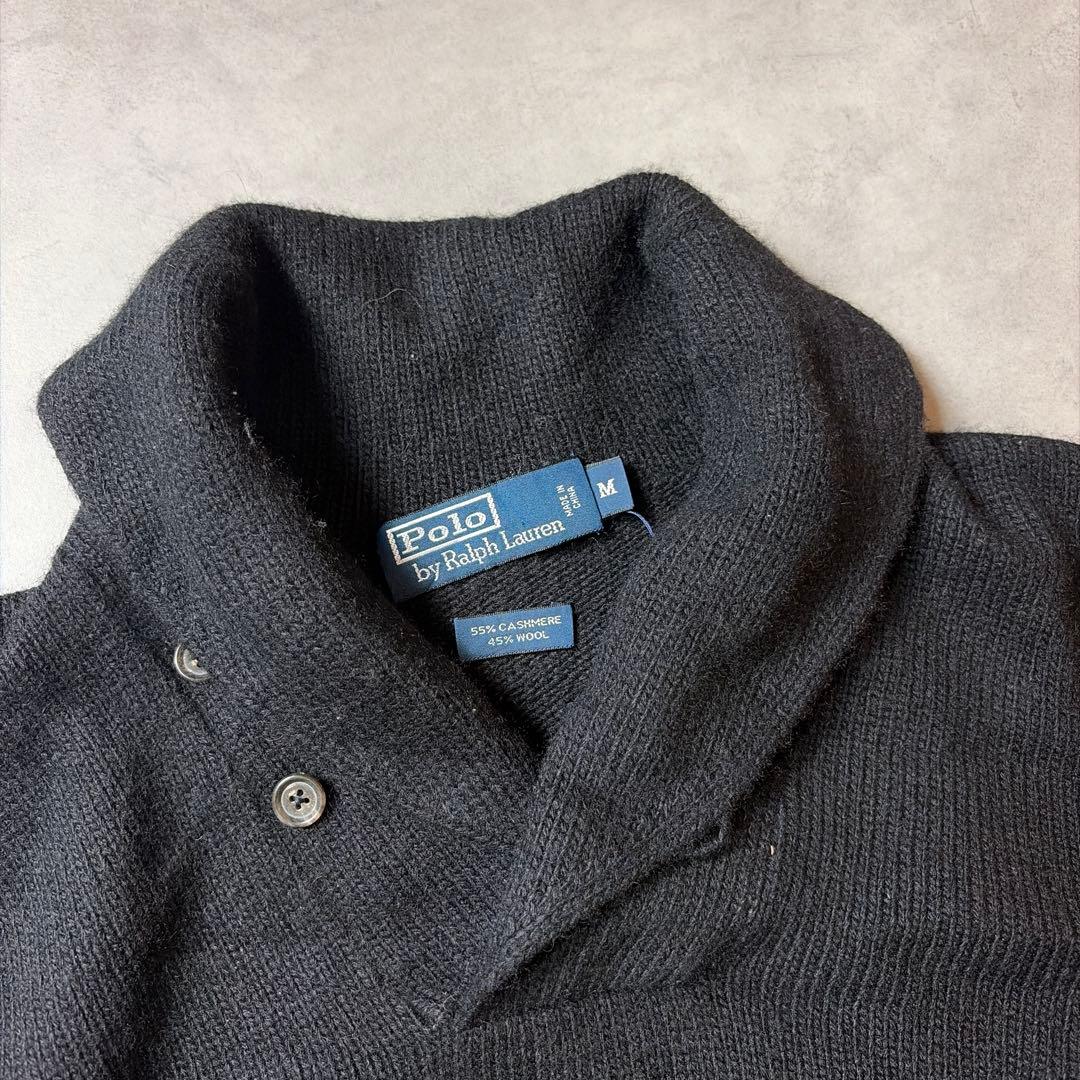 90s Polo by Ralph Lauren カシミヤニット ショールカラー