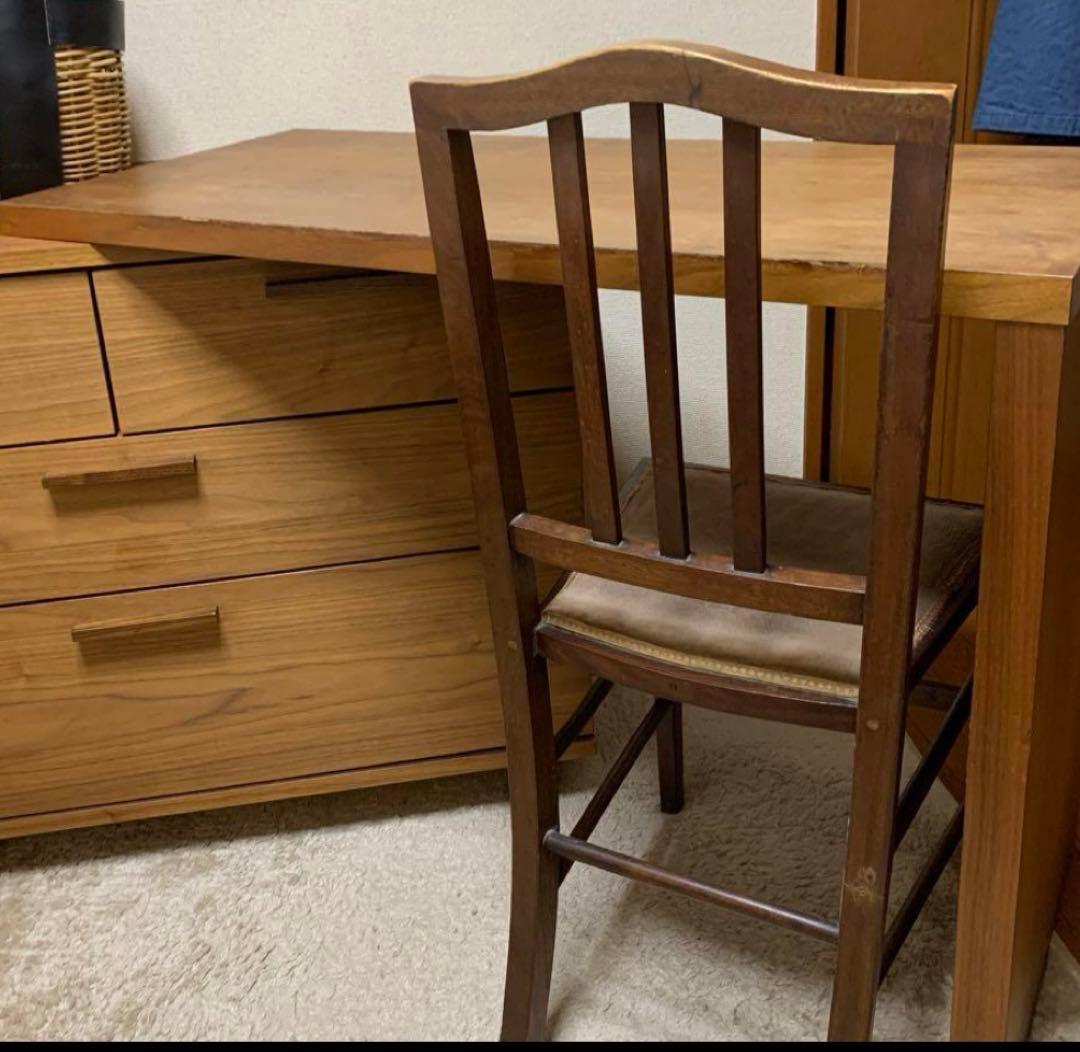 北欧テイスト　アクタス　3段引き出しチェスト サポートデスク付き　大収納量