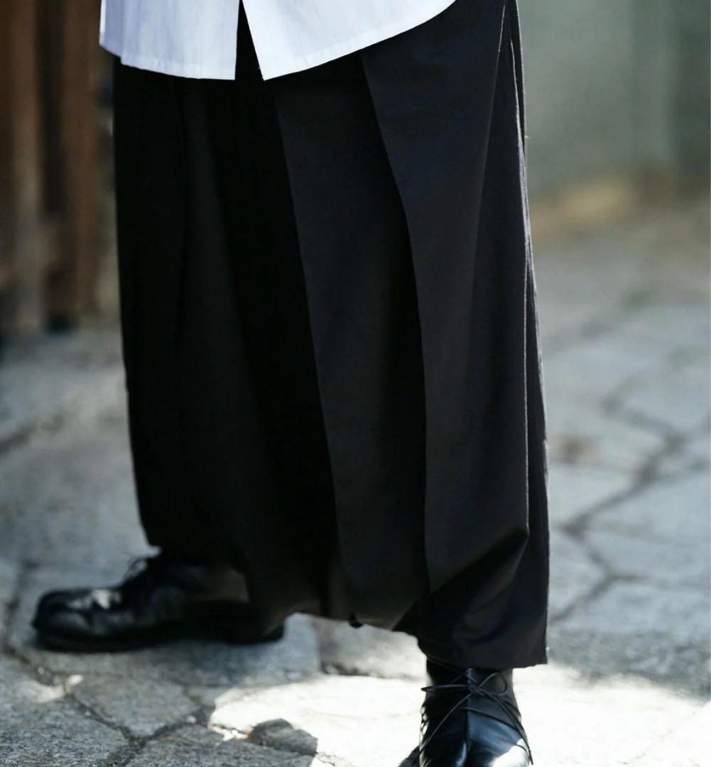 SOU・SOU ソウソウ　42双 梳毛　袴富士／濡羽色　日本製