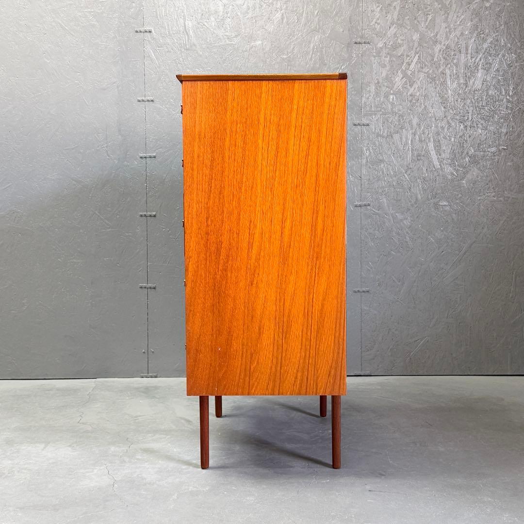 英国ヴィンテージ チーク 5段チェスト