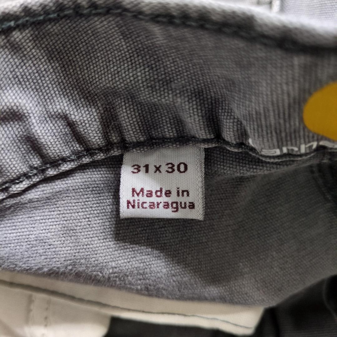 カーハート ダブルニー ペインターパンツ ダック W31 ダークグレー ダメージ