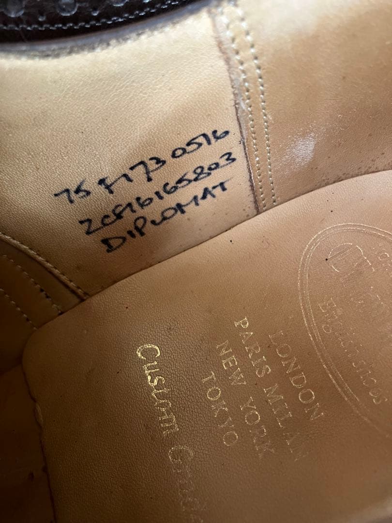 Church's Diplomat EBONY 75F チャーチ ディプロマット