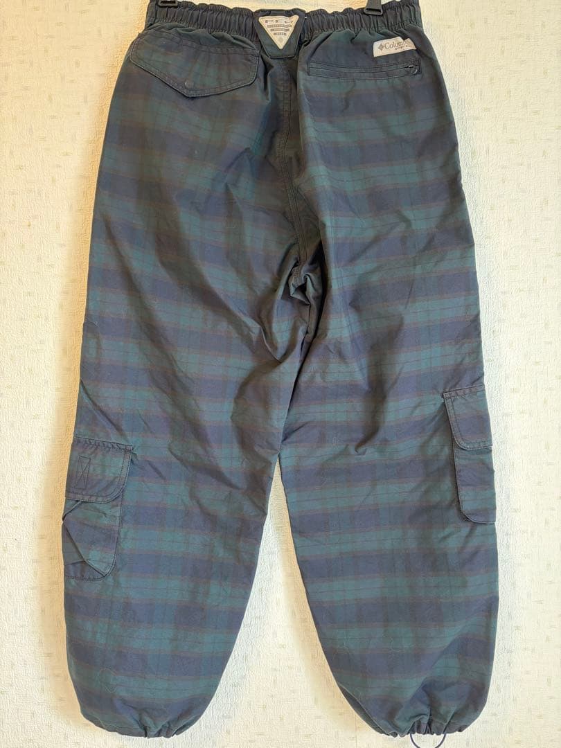 コロンビア ビームス 別注 フィッシングパンツ ブラックウォッチ XS