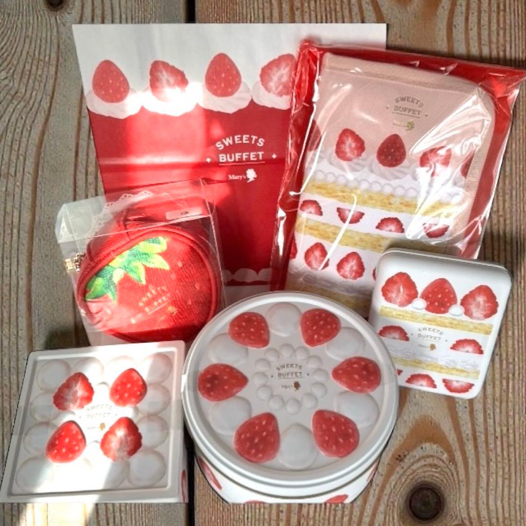 【最新・未開封】メリーチョコ スイーツビュッフェ 豪華コンプセット いちご