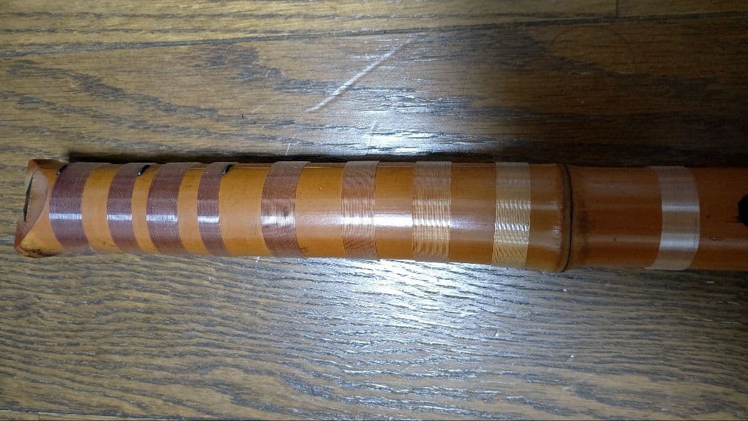 尺八在銘　三印　一尺七寸管　検　和楽器　尺八