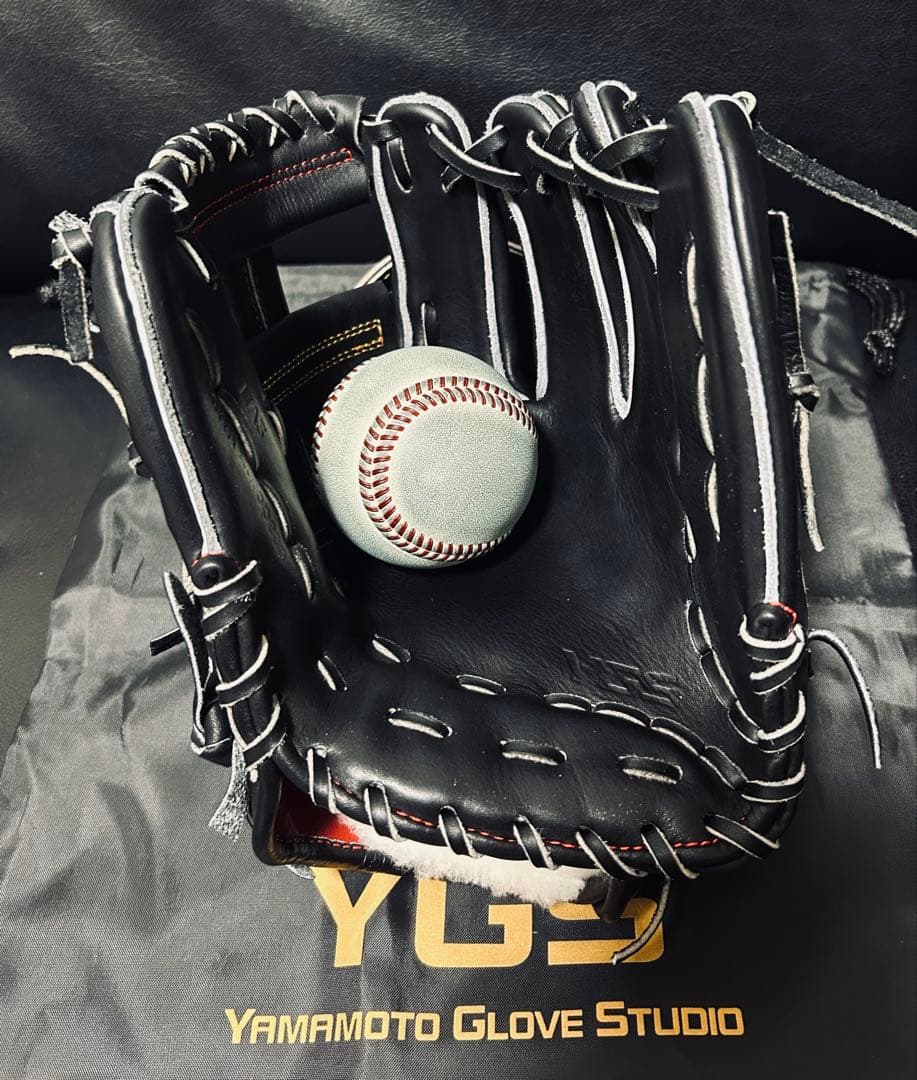 YGS 山本グラブスタジオ 硬式 内野 EA3 屋外未使用 美品 ジュテルレザー