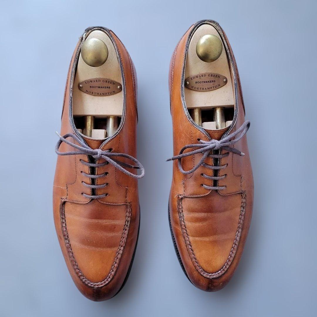 Edward Green Uチップ Dover 25cm 5 1/2E ブラウン