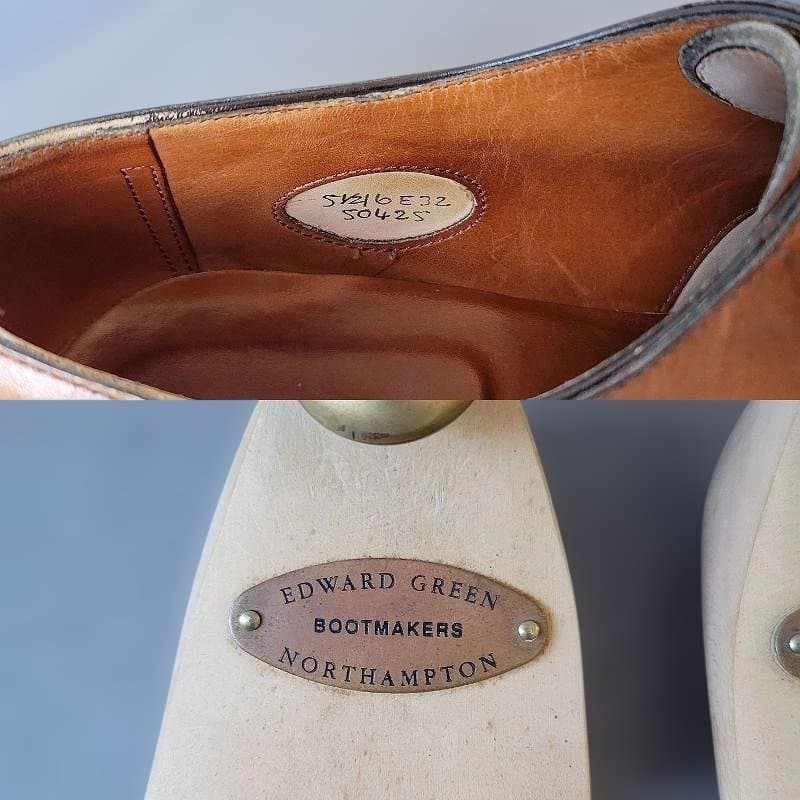 Edward Green Uチップ Dover 25cm 5 1/2E ブラウン