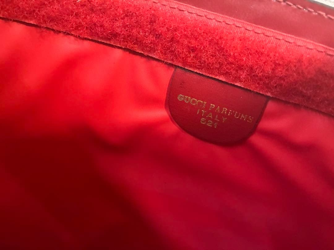 Gucciグッチ/ヴィンテージ/ユニセックス/クラッチバッグ/希少なレッド