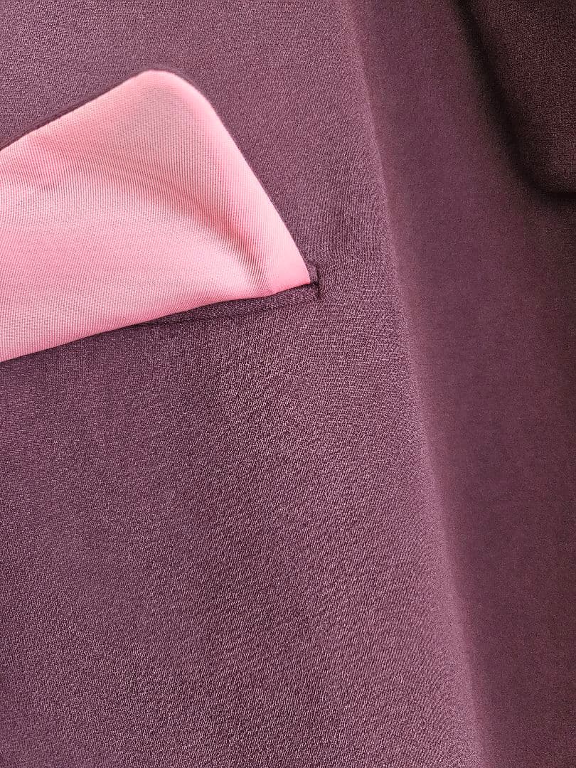 LANVIN en blue　レディースジャケット バーガンディ