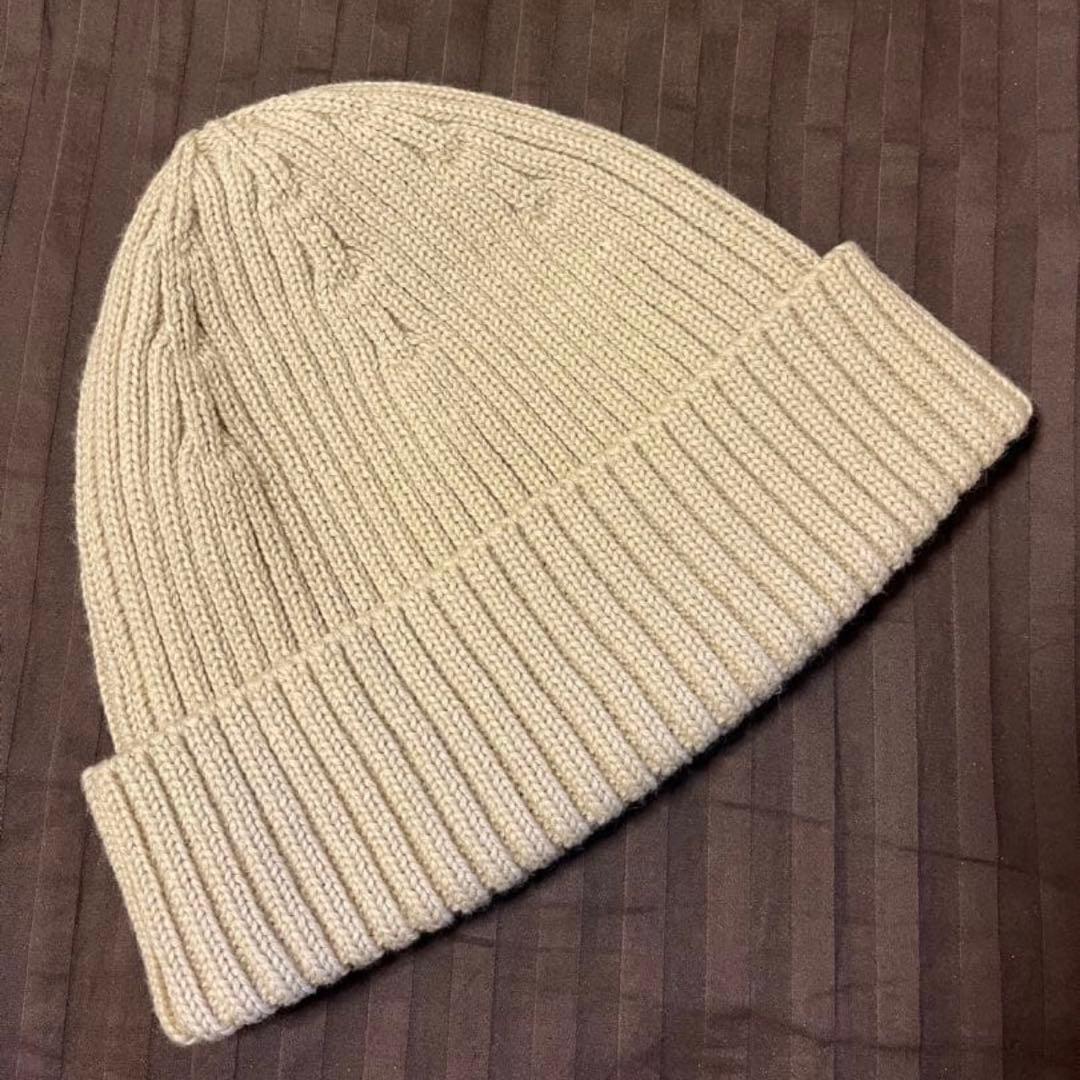 MAISON KITSUNÉ ニット帽 ベージュ