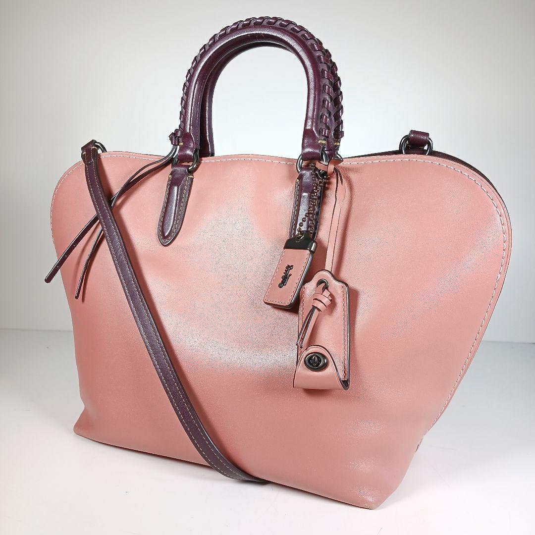 ✨美品✨コーチ ダコタ サッチェル ウィズ ウィップステッチハンドル 2way