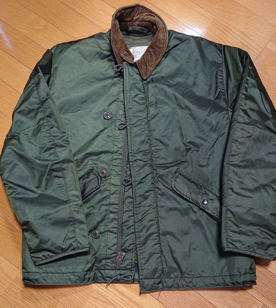 80s vintage アルファデッキ ジャケット US.NAVY ほぼデッド