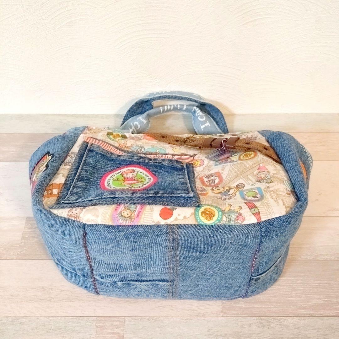 専用☆デニムリメイクバッグ＆手帳カバー☆ジョリーフルール