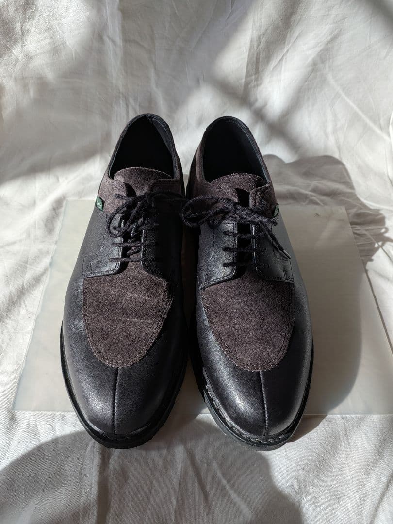 パラブーツ paraboot アヴィニョン avignon 黒 グレー コンビ