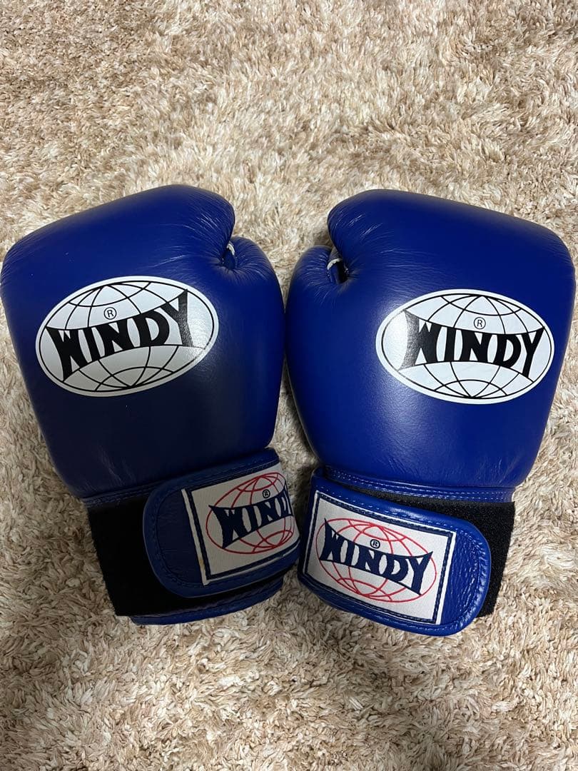 WINDY ボクシンググローブ ブルー8oz