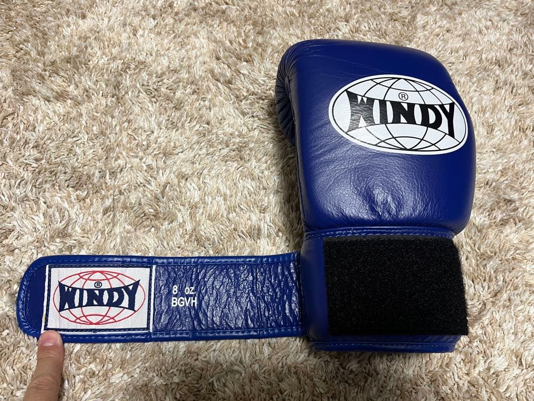 WINDY ボクシンググローブ ブルー8oz