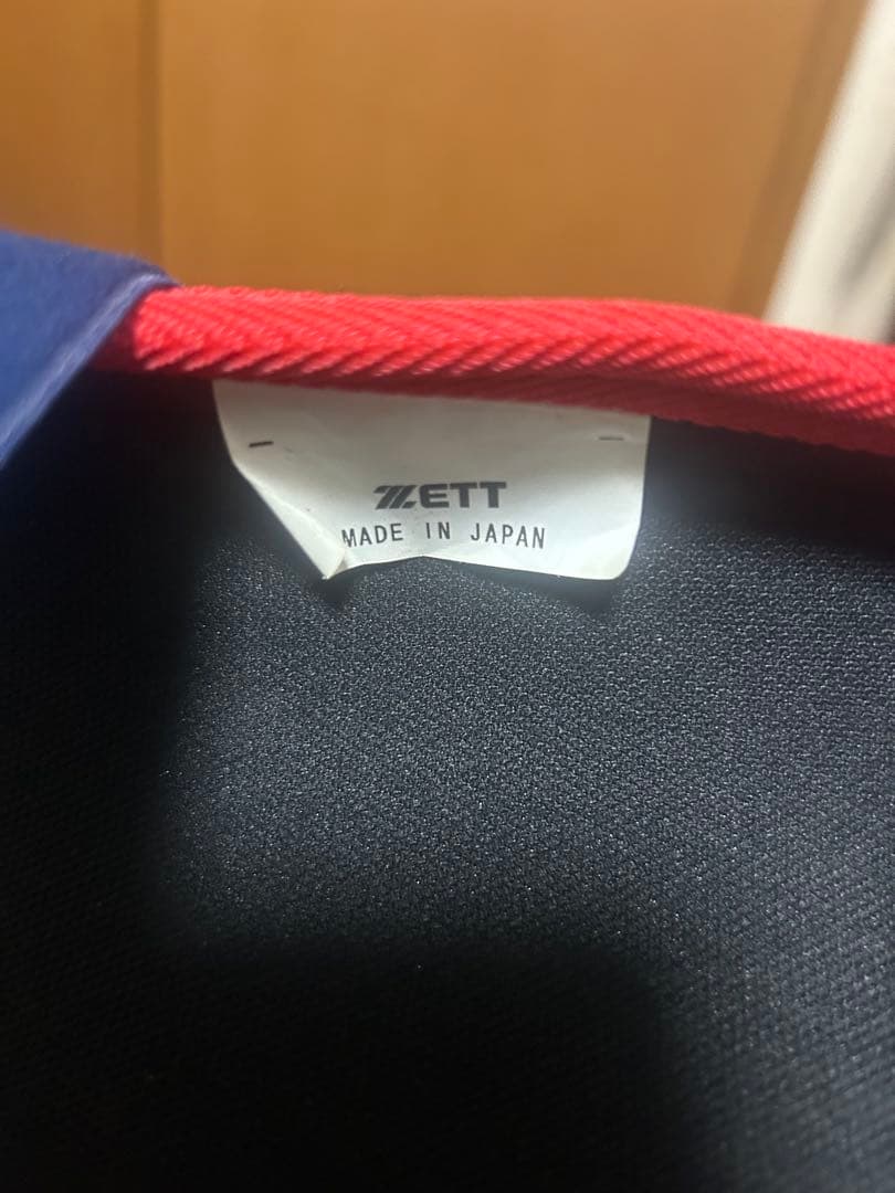 ZETT エルボーガード フットガード両打者兼用 ネイビー/レッド
