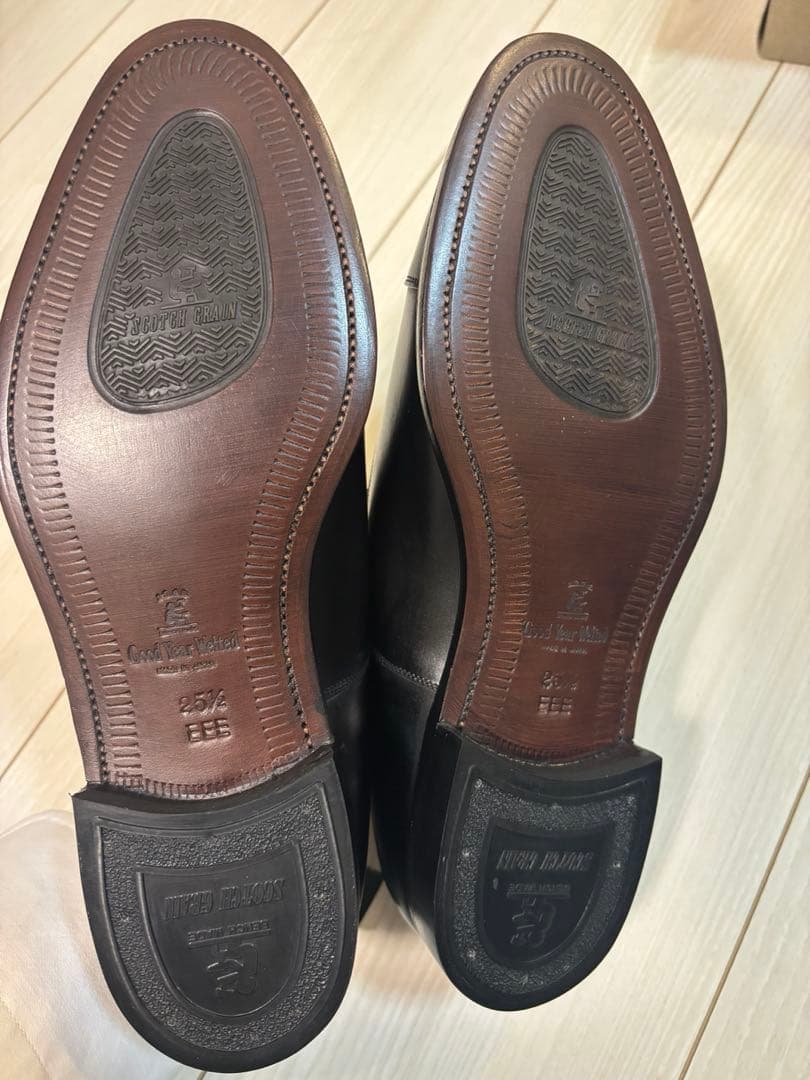 訳あり品　スコッチグレイン　ビジネスシューズ　25.5 EEE