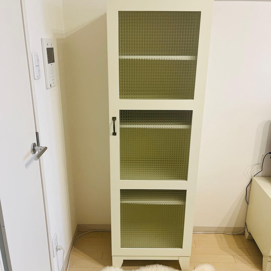 【廃盤】unico★U-CUBE★シングルキャビネット★食器棚★本棚★収納棚