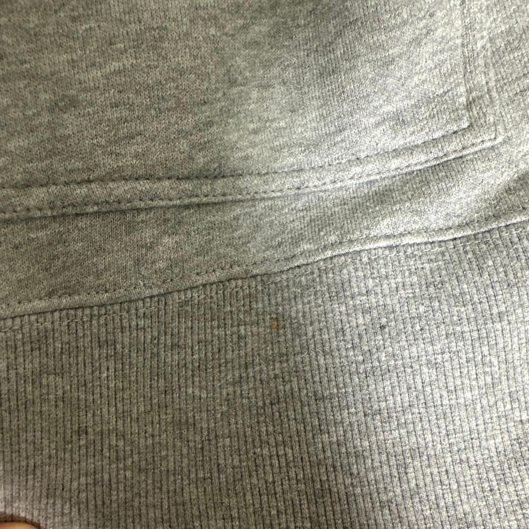 ノースフェイスジップパーカーグレーXL