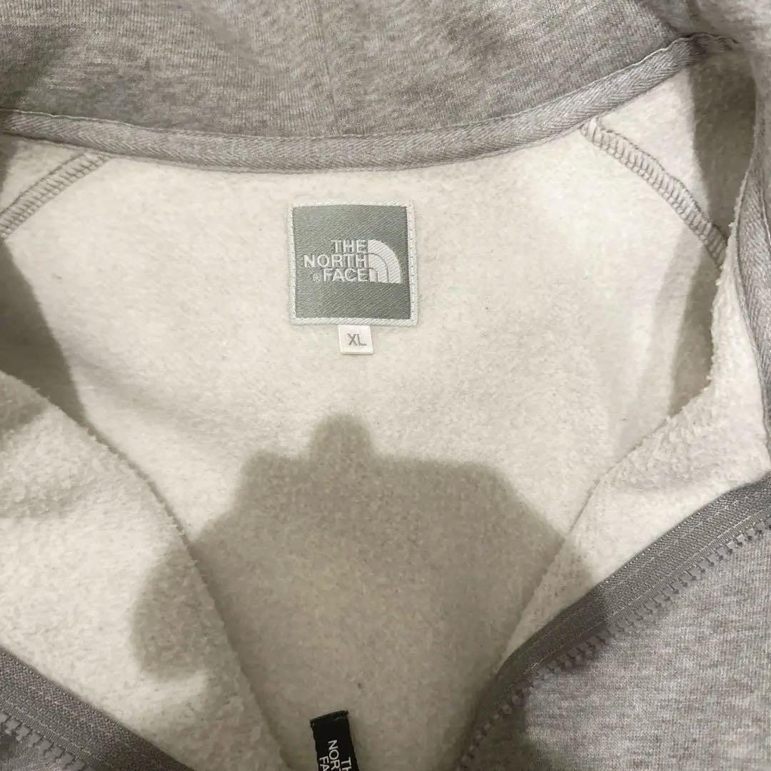 ノースフェイスジップパーカーグレーXL