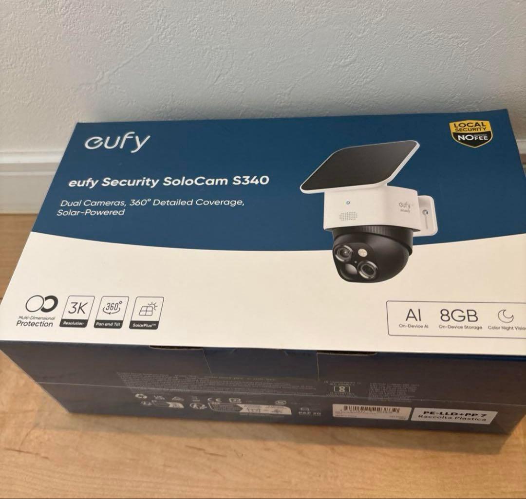 新品 Anker eufty solocam s340 ソーラー充電防犯カメラ