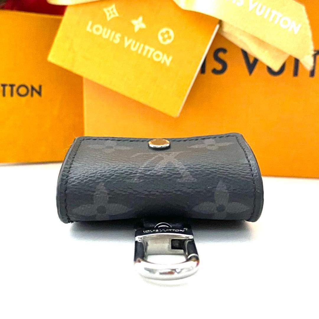 ルイヴィトン◎モノグラム エクリプス LV イヤホン ポーチ AirPods 黒