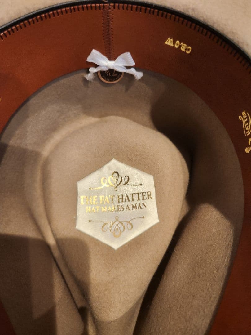 THE HATTER ベージュウールハット 7 1/8