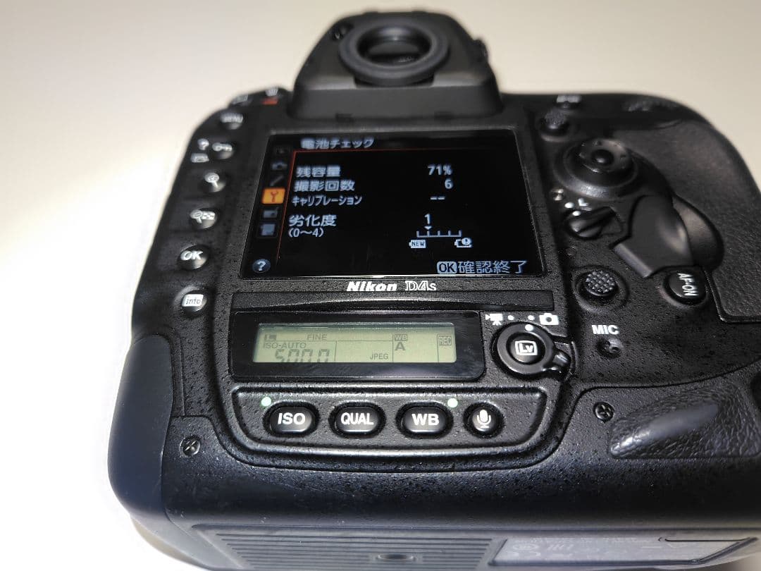 【良品】nikon d4s【シャッター回数59776回】