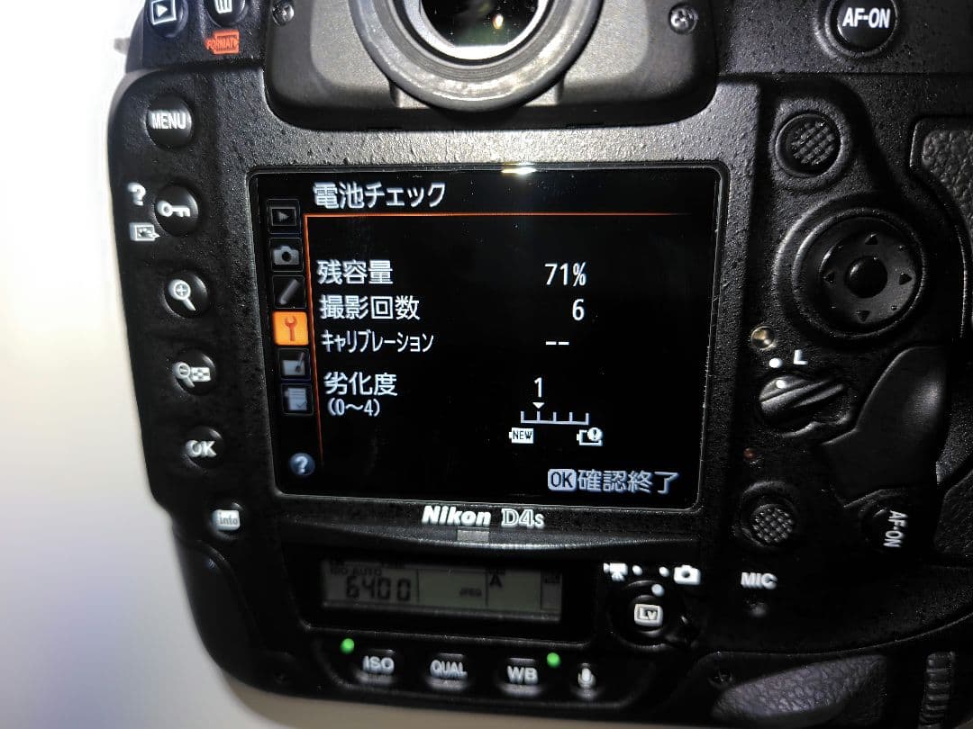 【良品】nikon d4s【シャッター回数59776回】