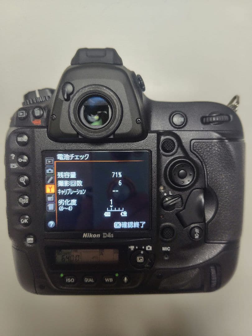 【良品】nikon d4s【シャッター回数59776回】