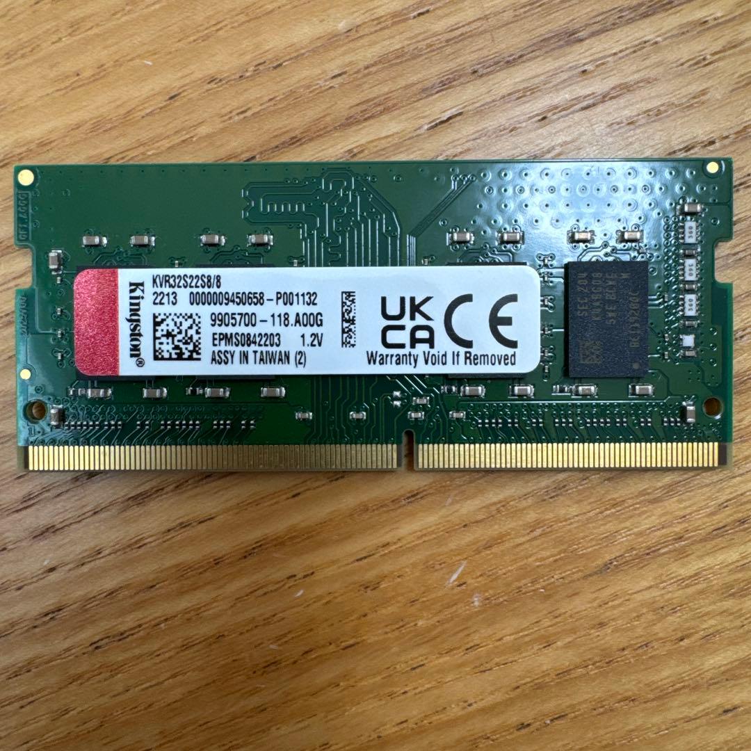 Kingston KVR32S22S8/8 8GB×2枚(16GB) DDR4